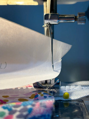 Sewing presser foot and needle