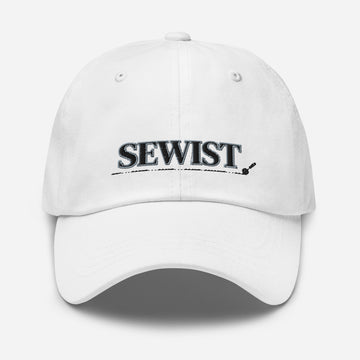 White colored Sewist Cap front view